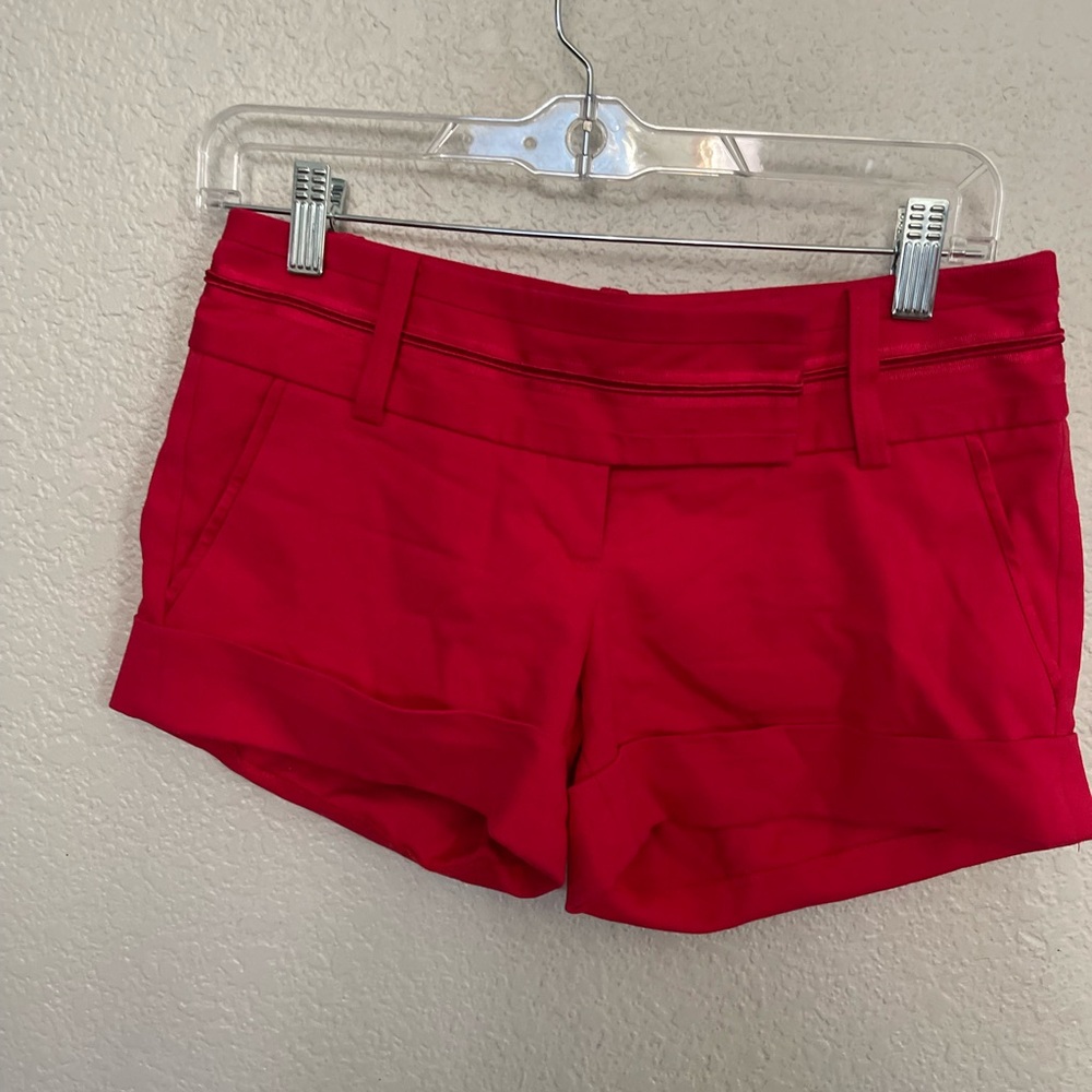 Marciano High Waist red. Shorts size 0 Y2K - Picture 2 of 6